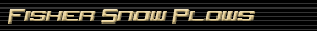 Fisher Snow Plows
